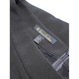 Brooks Brothers Women's Navy Skirt Fabric Woven in Italy Size 6 Career